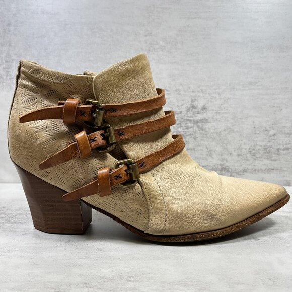 A.S.98 Airstep Strappy Buckle Pointed Toe Booties - Women's Size EU 41 / US 10 - Picture 4 of 10